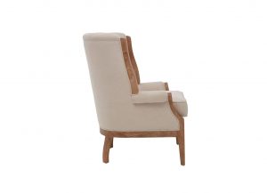 Harrington Linen Buttoned Chair